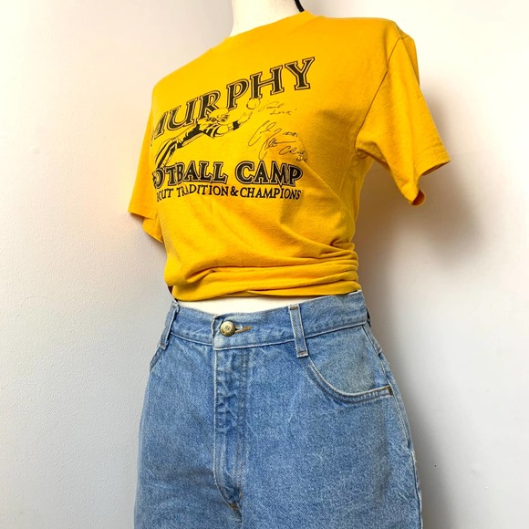 Vintage 90s Football Local Champs T-shirt- XS - Picture 10 of 11